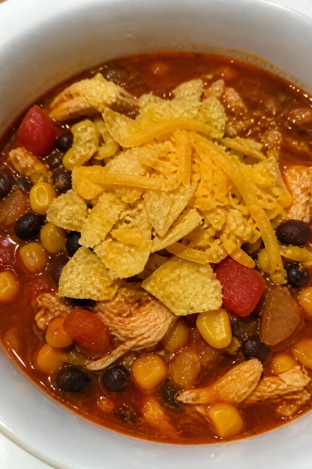Spicy Chicken Tortilla Soup