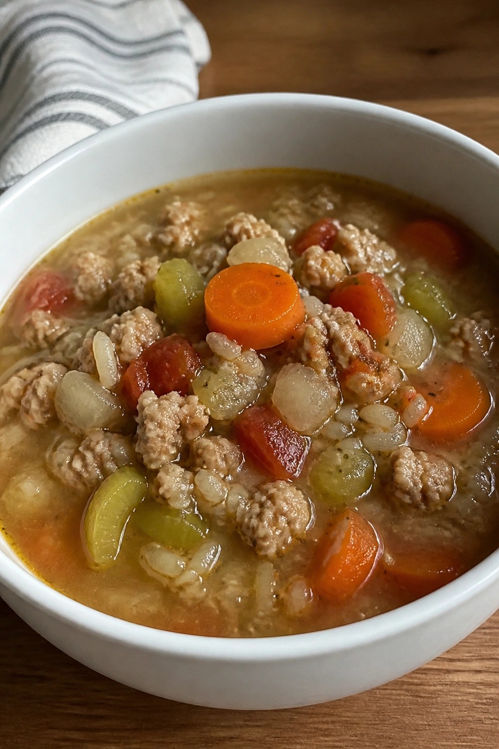 Turkey and Brown Rice Soup