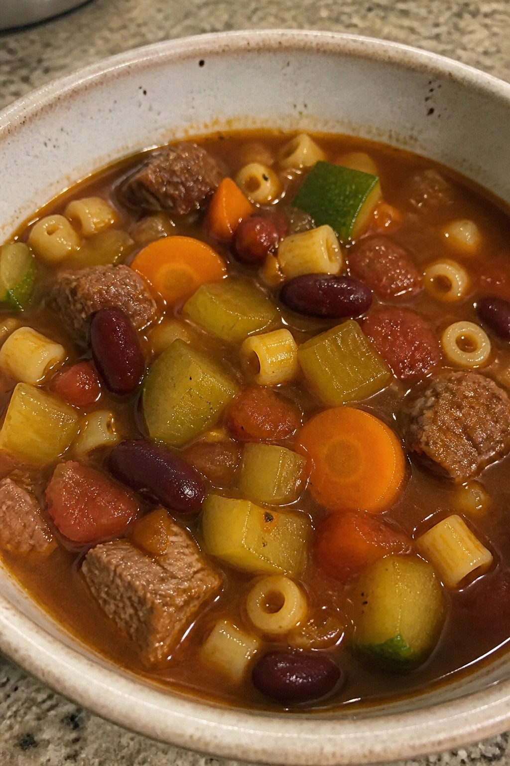 Vegetable Beef Minestrone