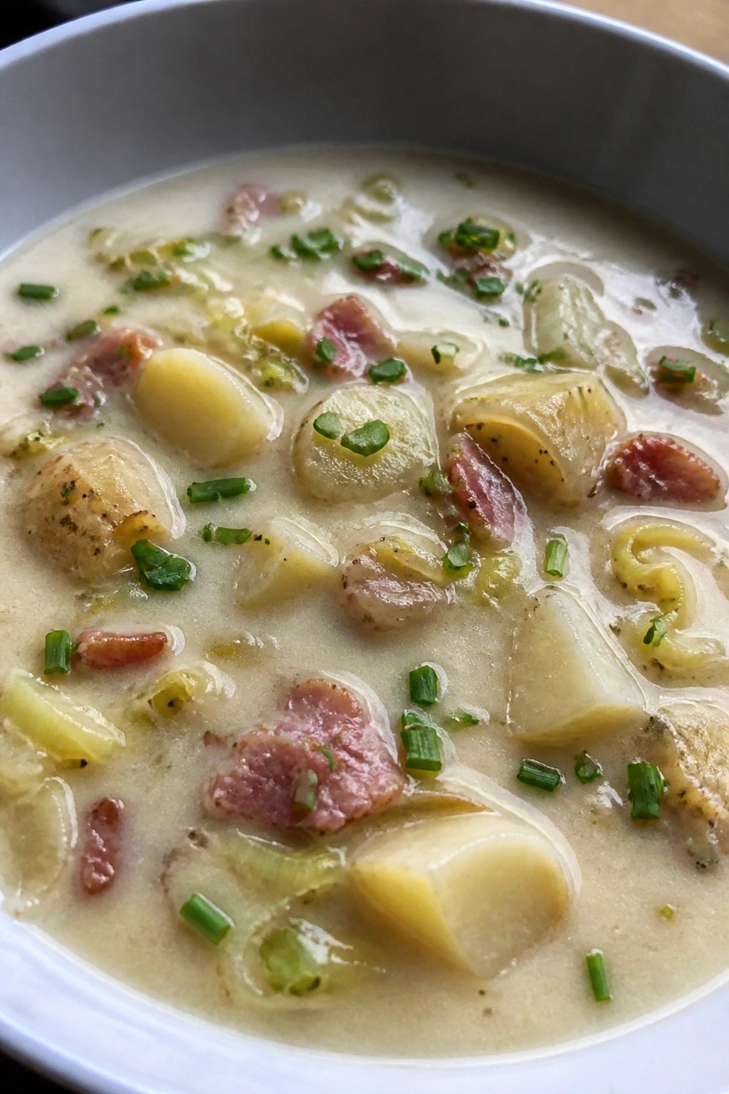 Bacon Potato Leek Soup