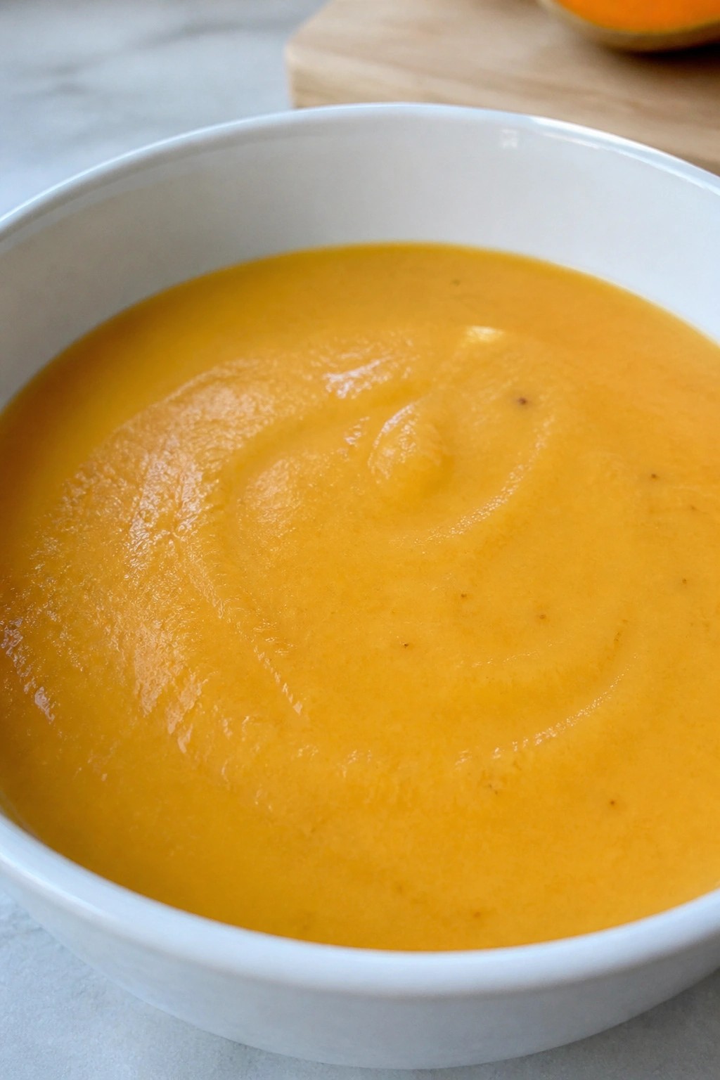Butternut Squash and Apple Soup with Ginger