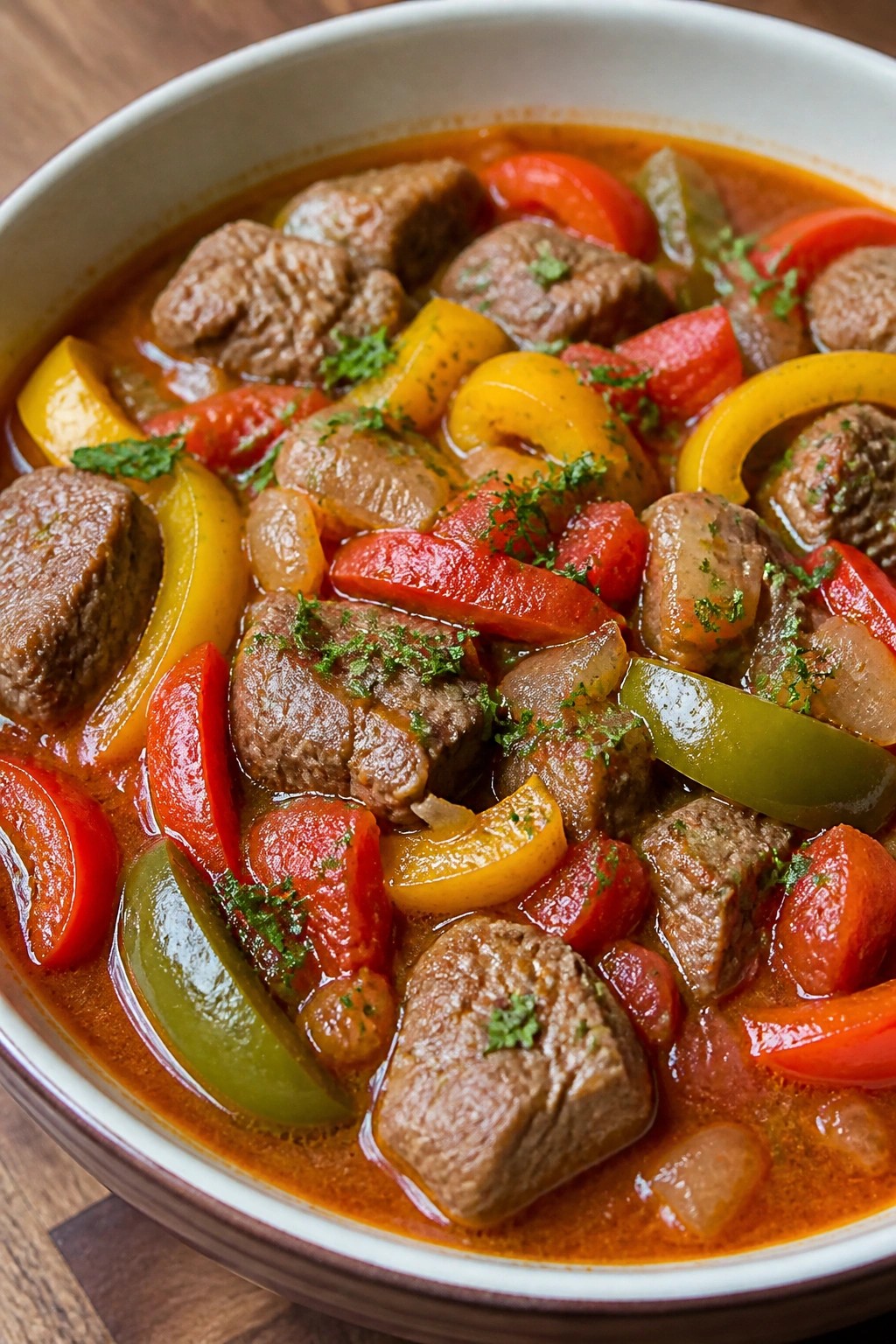 Bell Pepper Paprika Beef Stew