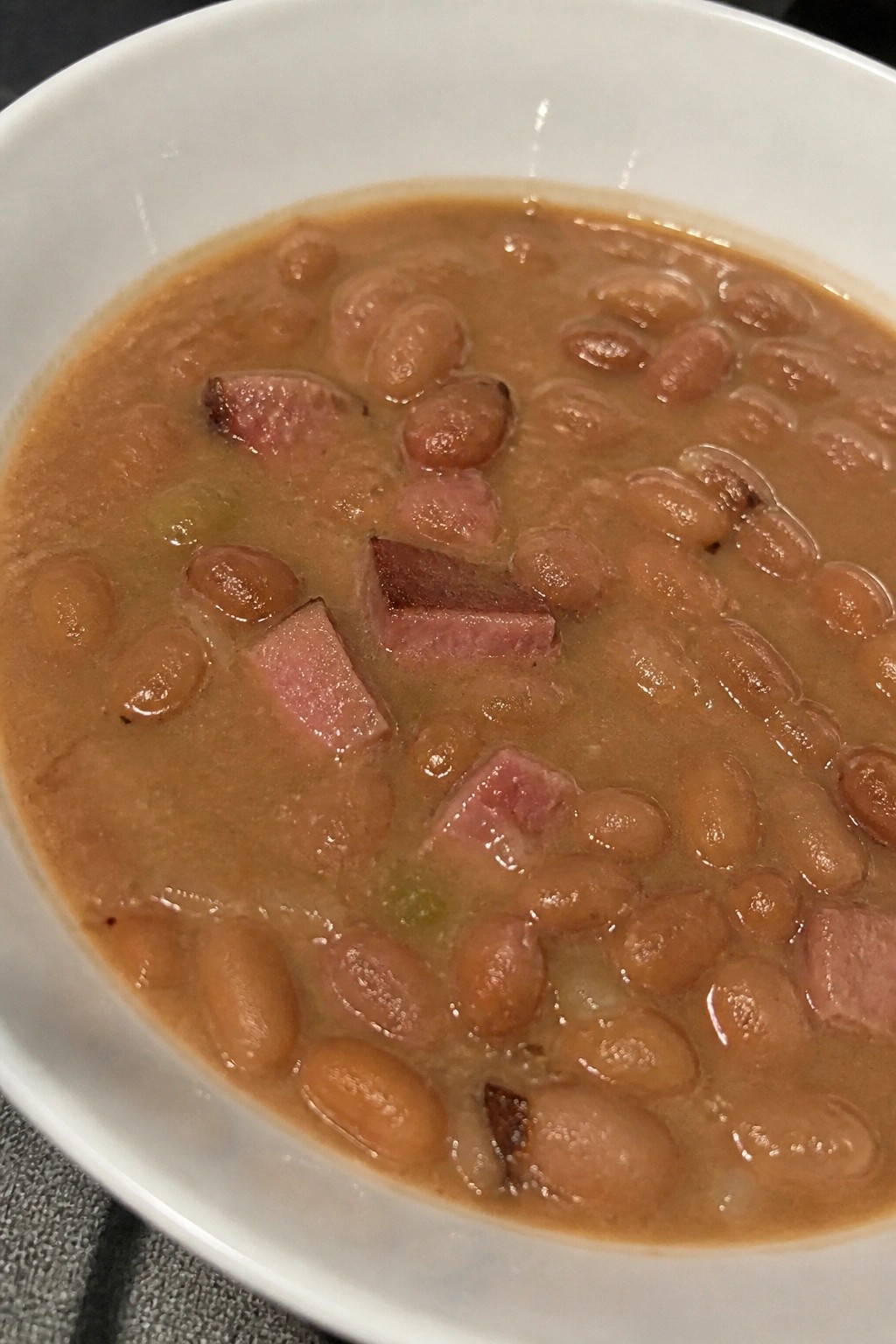 Smoky Chipotle Pinto Bean and Ham Soup