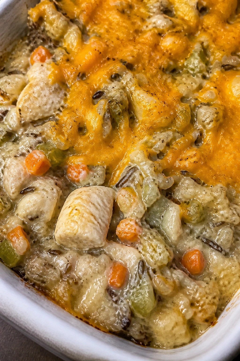 Creamy Baked Chicken and Wild Rice Casserole