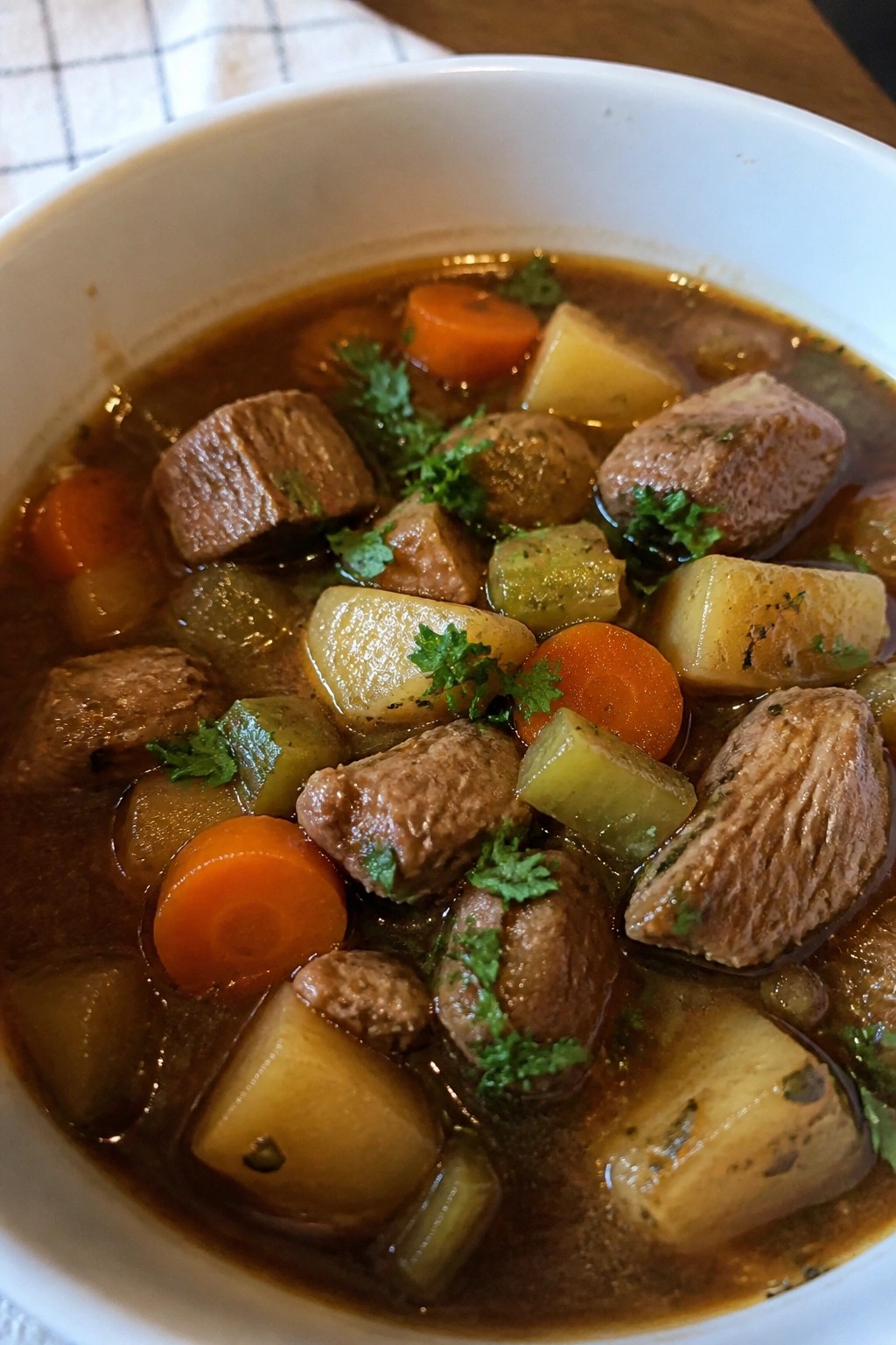 Irish Lamb and Guinness Vegetable Stew