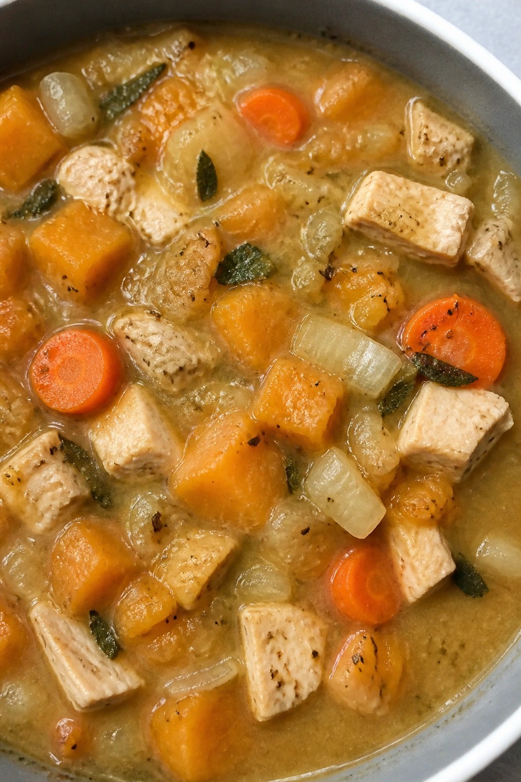 Tender Turkey Sage and Butternut Squash Stew