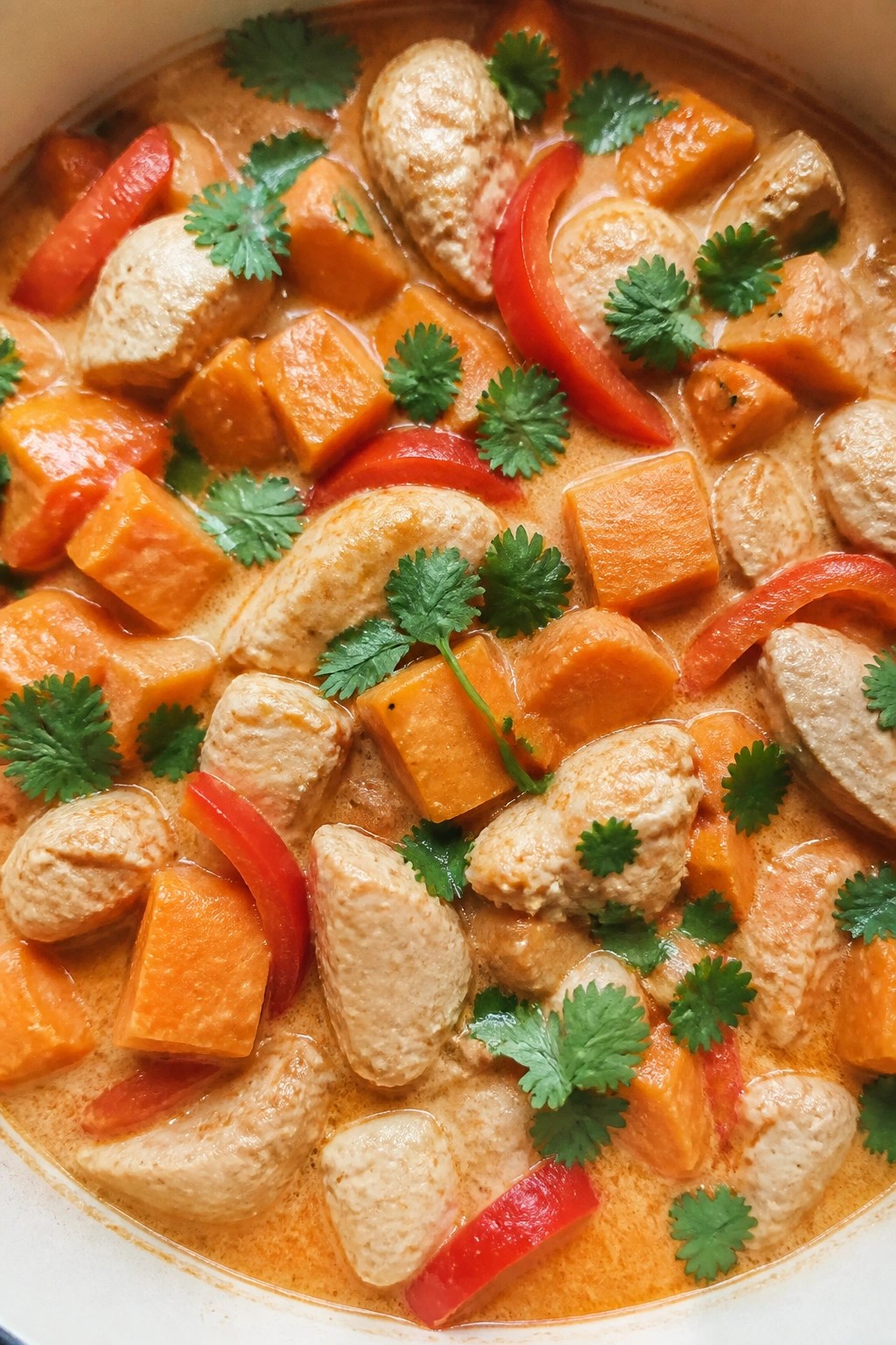 Thai Coconut Chicken and Sweet Potato Stew