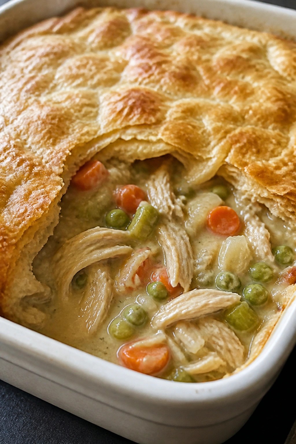 Chicken Pot Pie with Flaky Buttermilk Crust