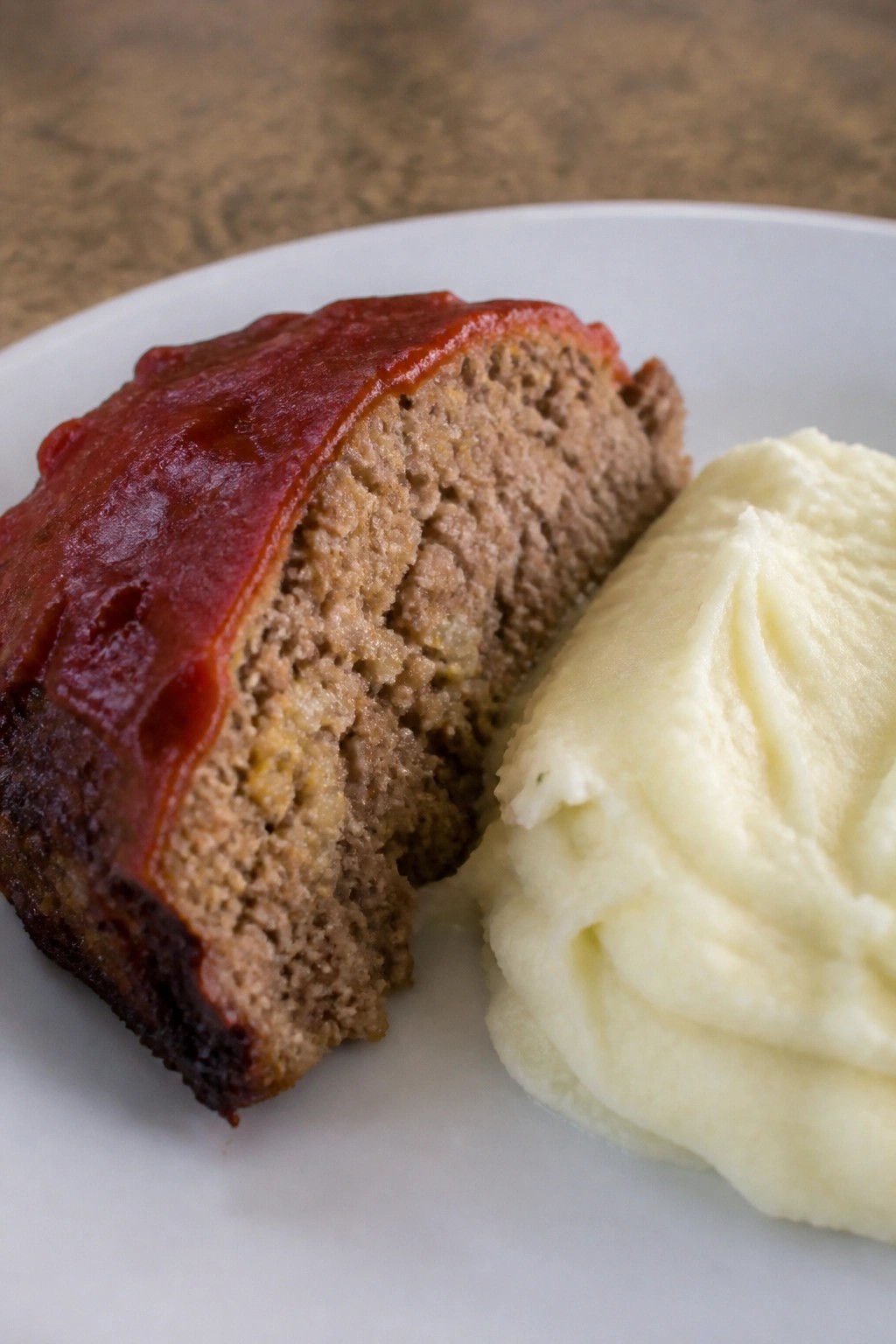 Homestyle Meatloaf with Garlic Mashed Potatoes