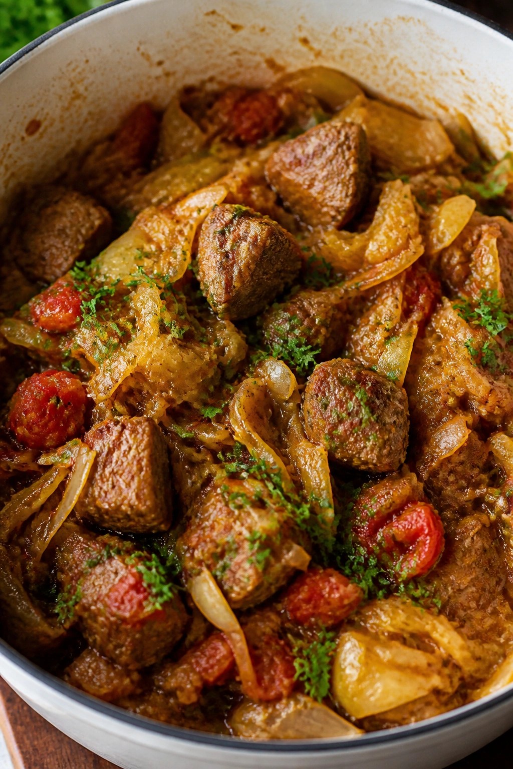 Slow Cooker Moroccan Spiced Lamb with Cabbage