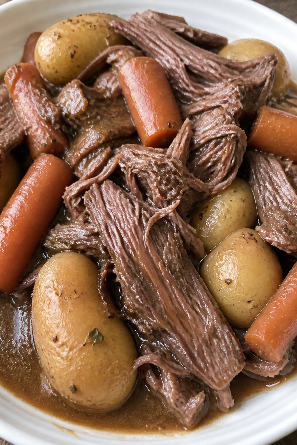 Classic Beef Pot Roast with Carrots and Potatoes