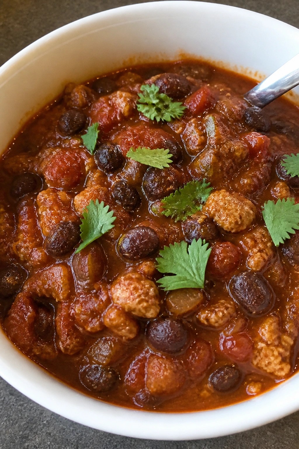 Spicy Turkey and Black Bean Chili