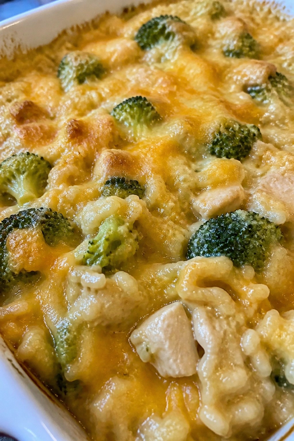 Cheesy Chicken Broccoli Rice Casserole