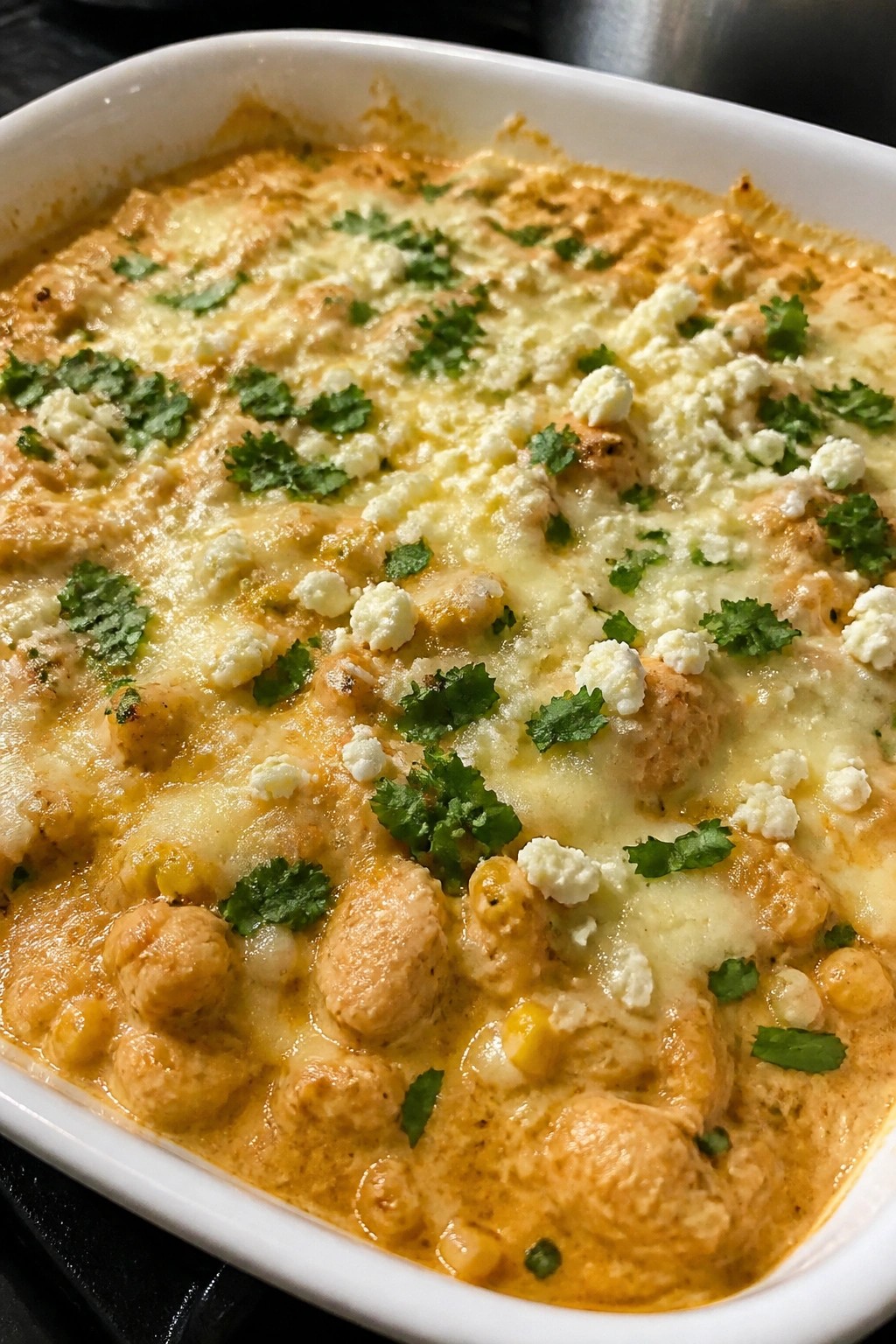 Mexican Street Corn Chicken Casserole