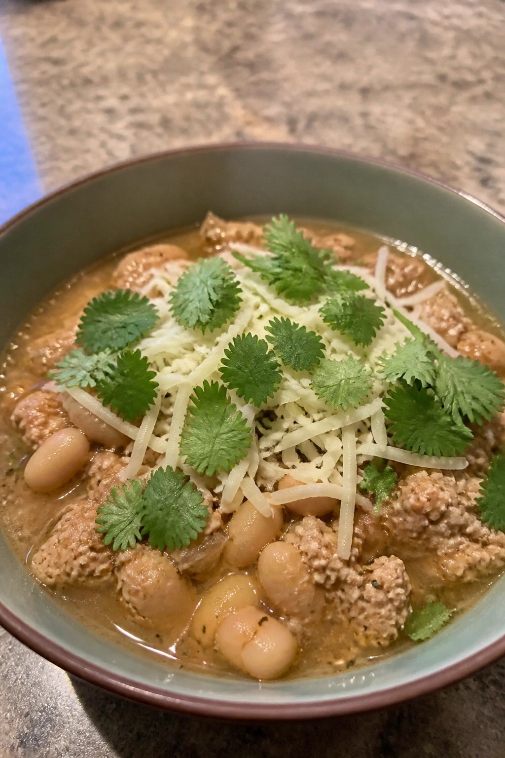Slow Cooker Turkey and White Bean Chili