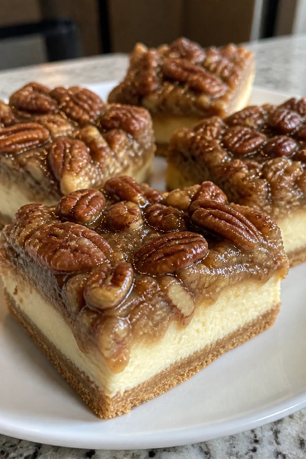 Pecan Pie Cheesecake Squares