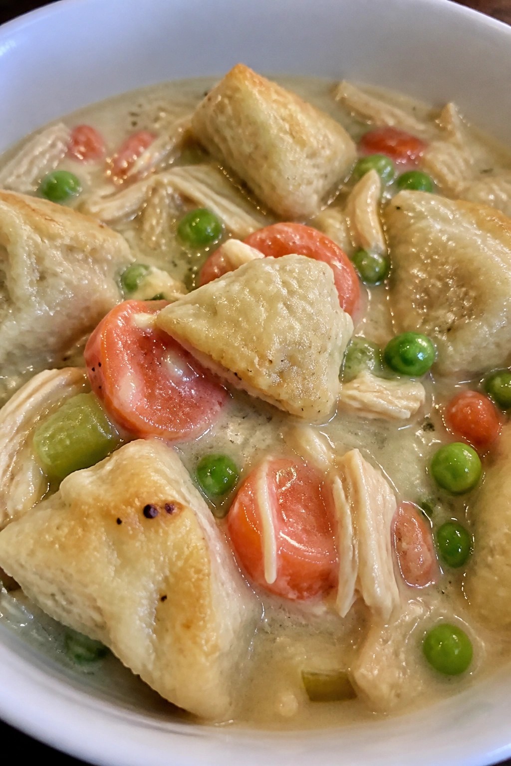 Slow Cooker Creamy Chicken and Dumplings