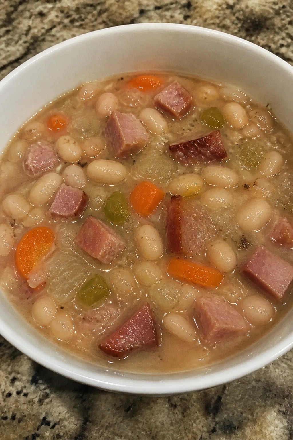 Crockpot Ham and White Bean Soup