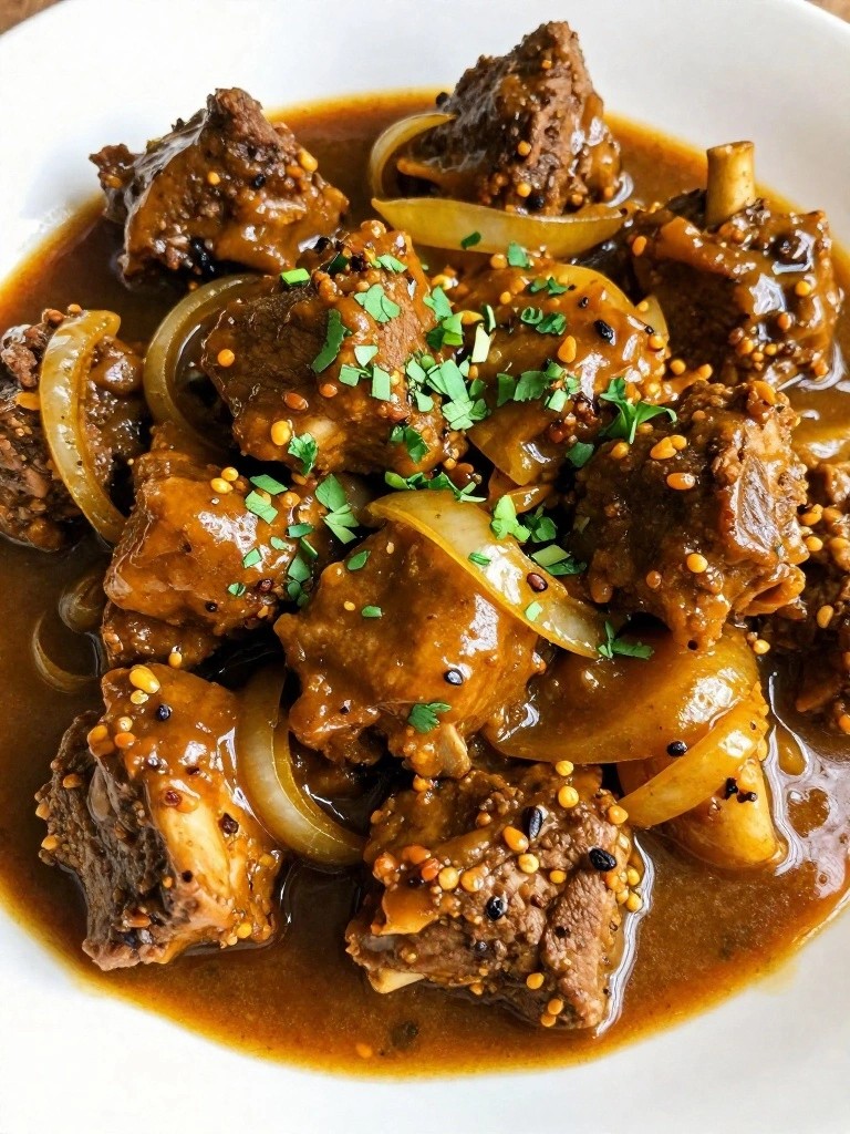 Goan Vindaloo Lamb Stew with Vinegar-Tinged Gravy