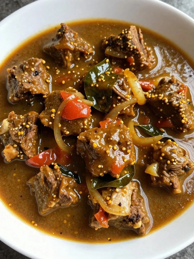 Madras Lamb Stew with Tamarind-Spiced Gravy