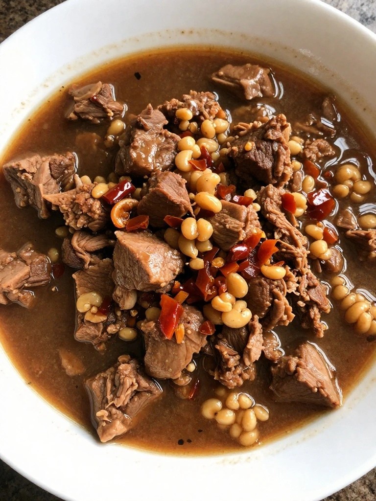 Smoky Chipotle Pork Pozole