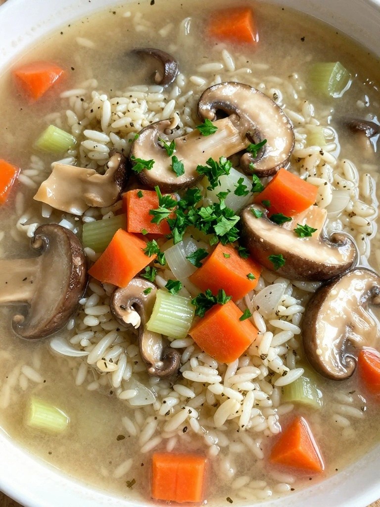 Mushroom Wild Rice Soup