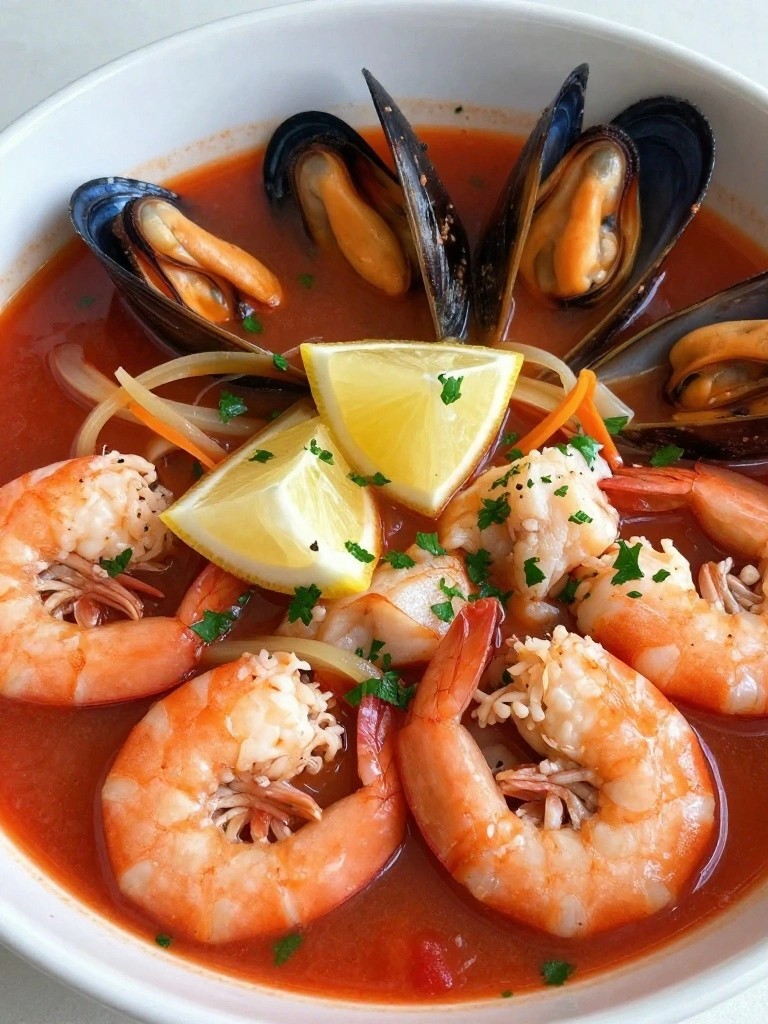 Italian-Style Cioppino with White Wine and Fennel