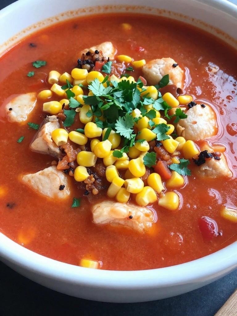 Mexican Chipotle Tomato Fish Stew with Corn