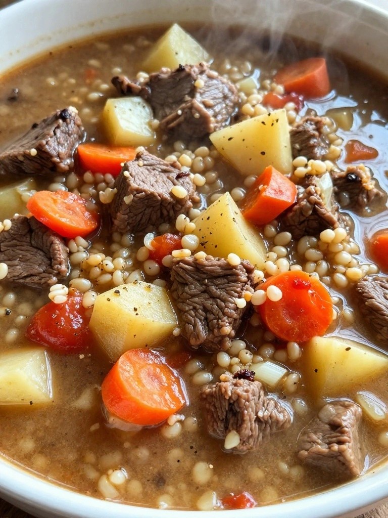 Hearty Beef Barley Stew