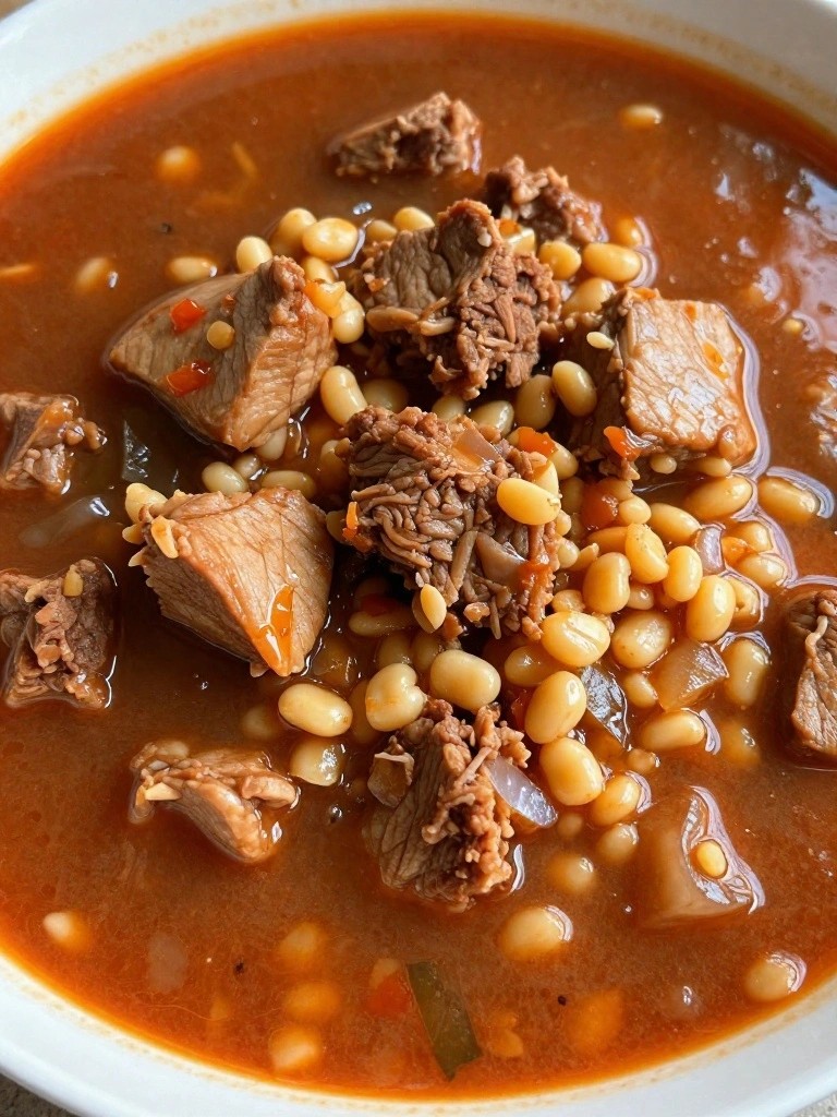 Mexican Pozole Pork Stew with Hominy