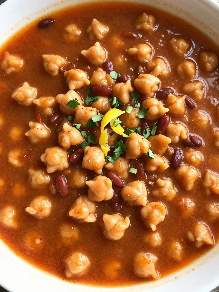 Moroccan Chickpea Harira Soup