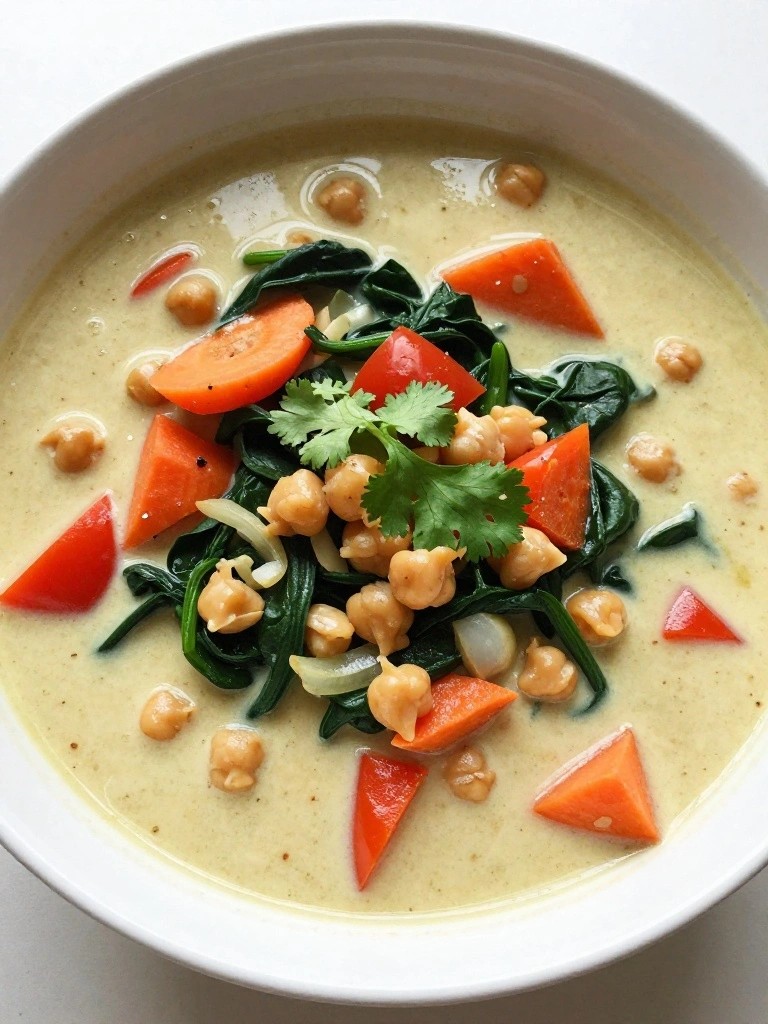 Healthy Slow Cooker Thai Coconut Curry Soup