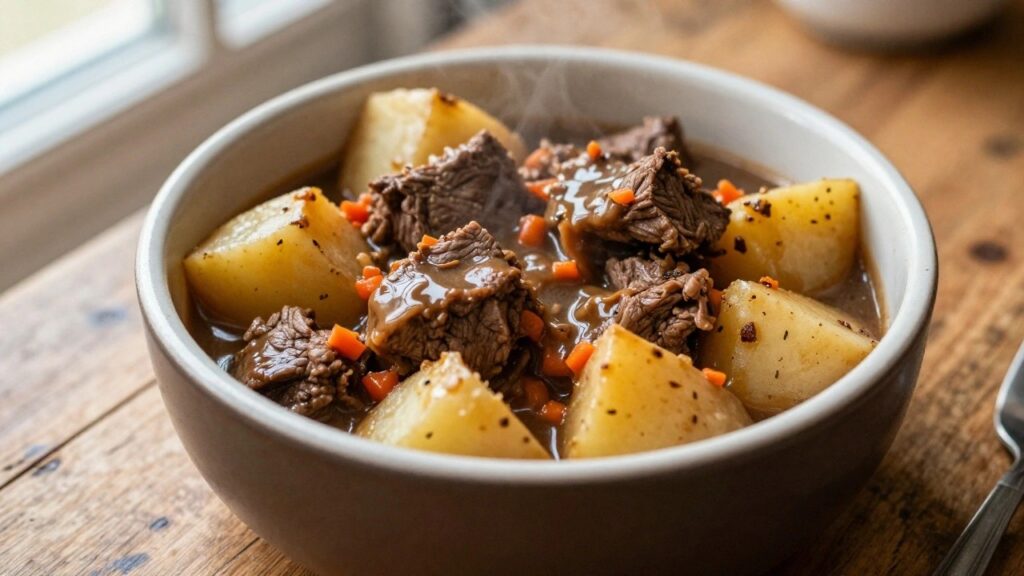 15 Rustic Crockpot Beef Stew Recipes Featuring Chunky Potatoes and Tender Beef