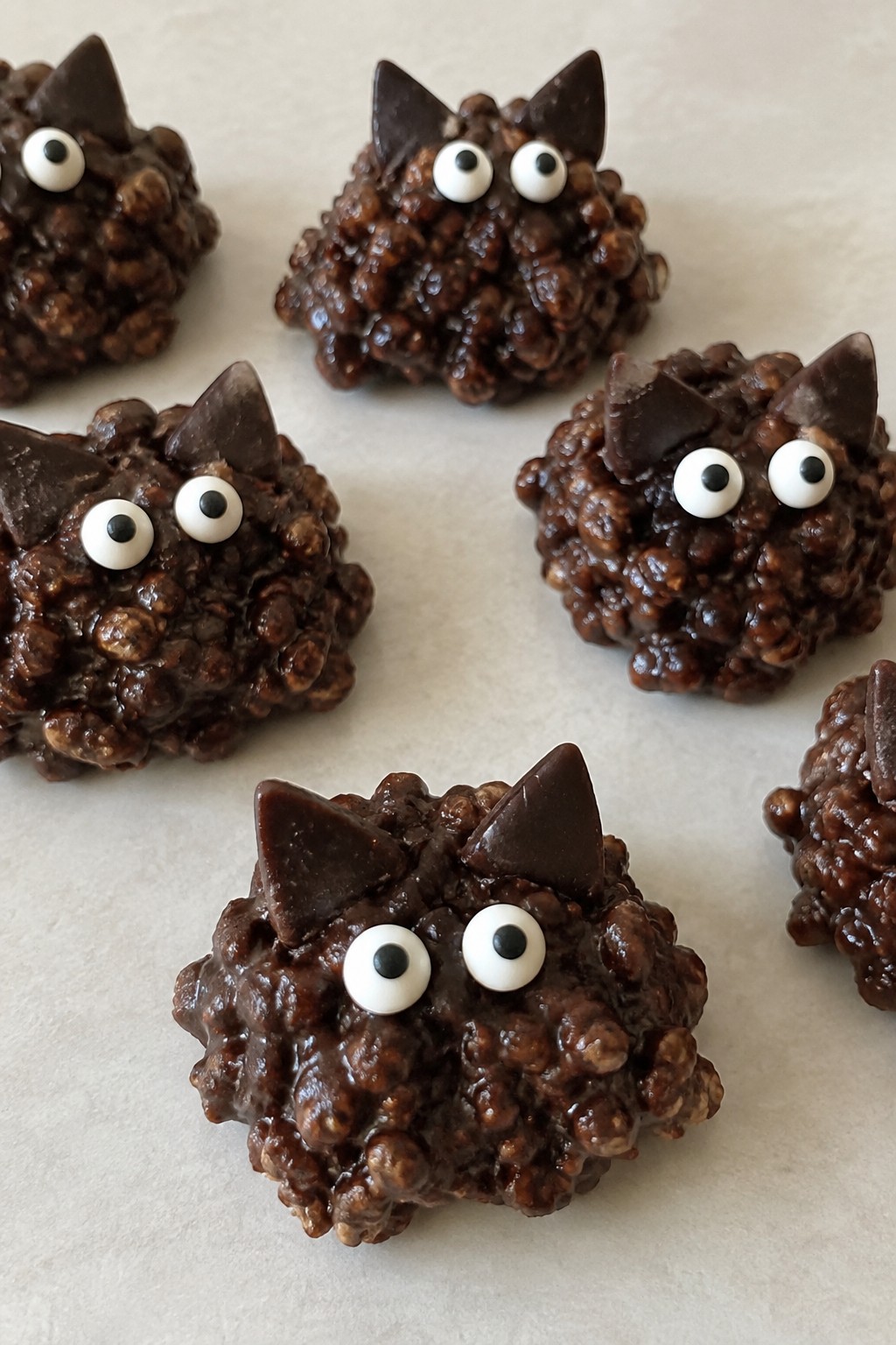 Black Cat Chocolate Rice Krispie Clusters