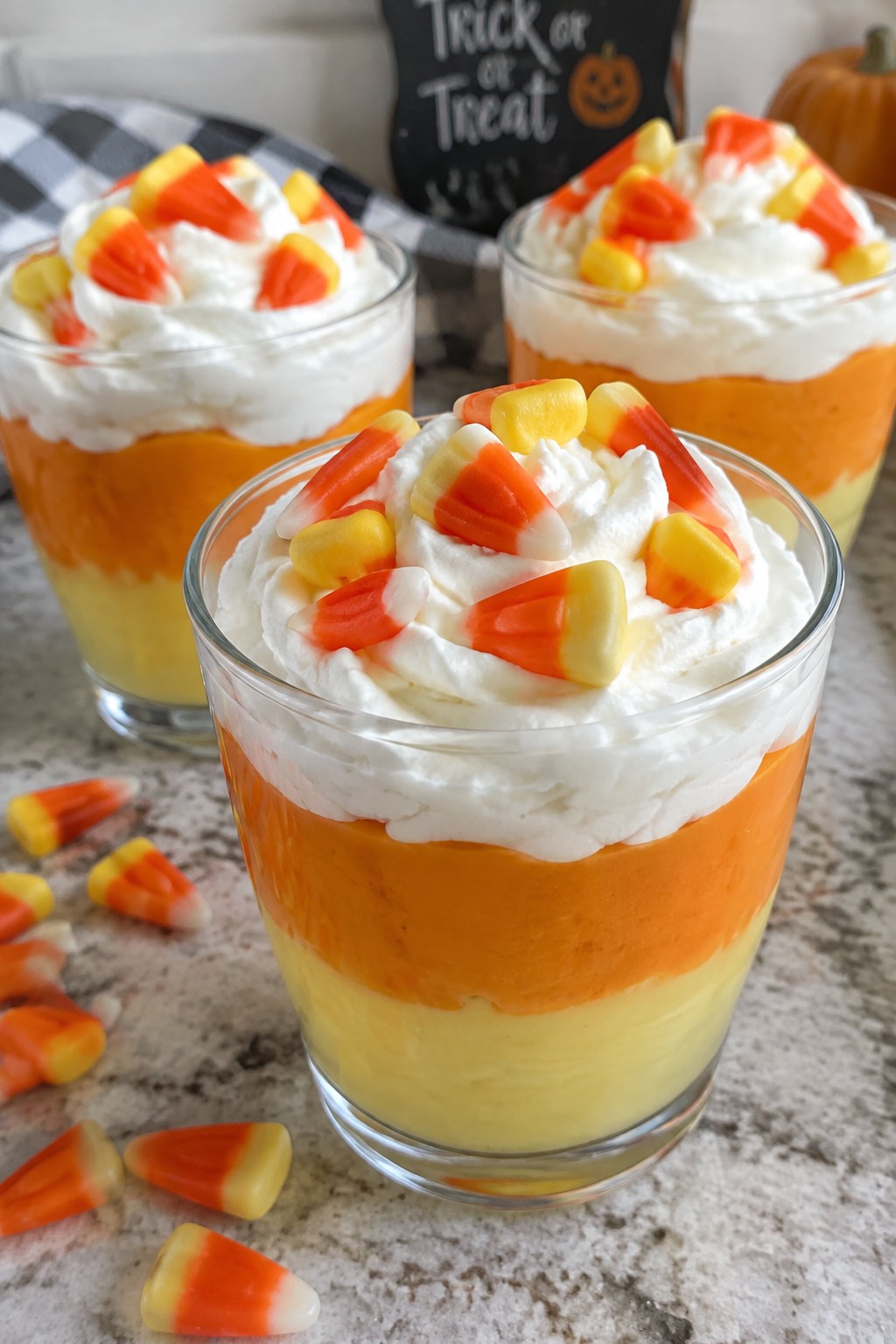 Monster Mash Candy Corn Parfaits