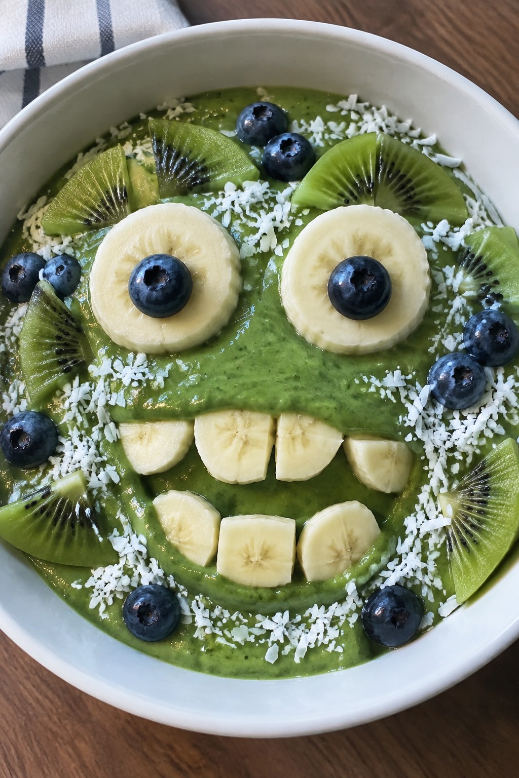 Monster Green Smoothie Breakfast Bowls