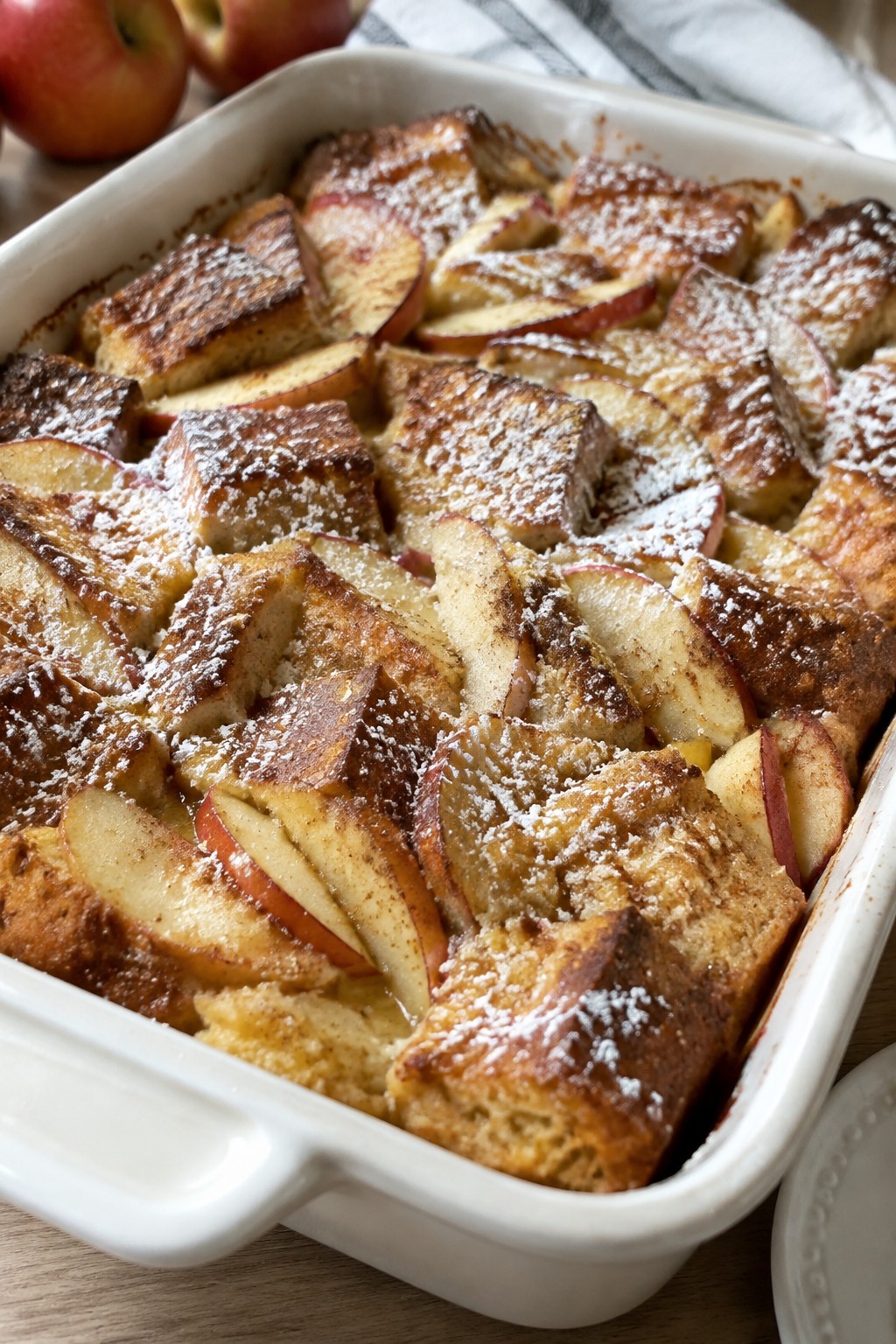 Haunted Apple Cinnamon Breakfast Casserole