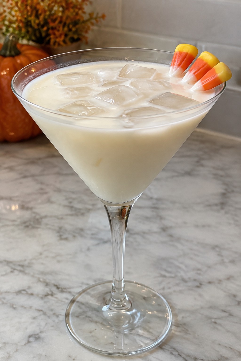 Candy Corn White Chocolate Martini
