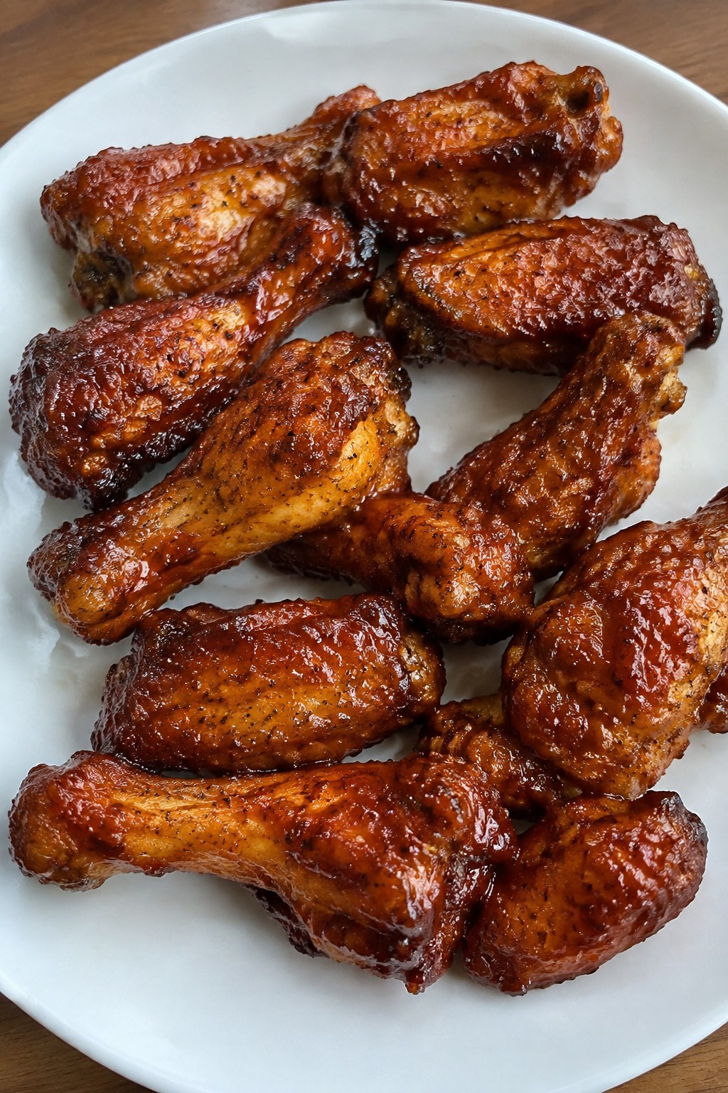 Skeleton Bone Chicken Wings with Smoky BBQ Sauce