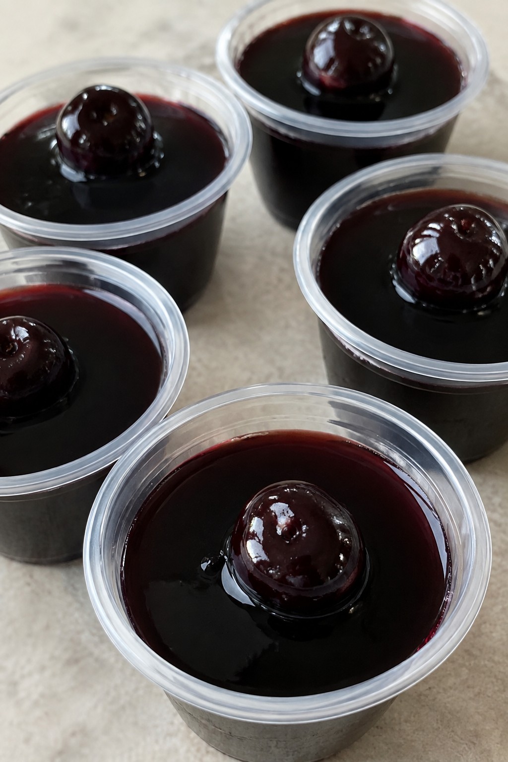 Black Cherry Black Cat Jello Shots