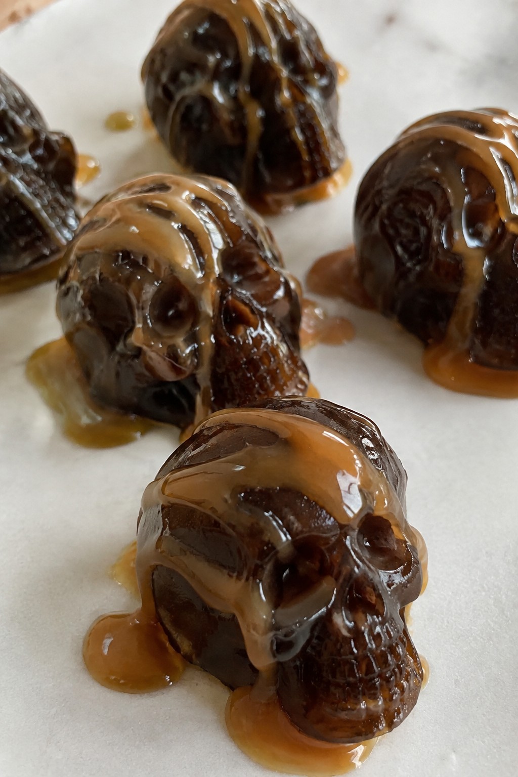 Coffee Caramel Skeleton Jello Shots