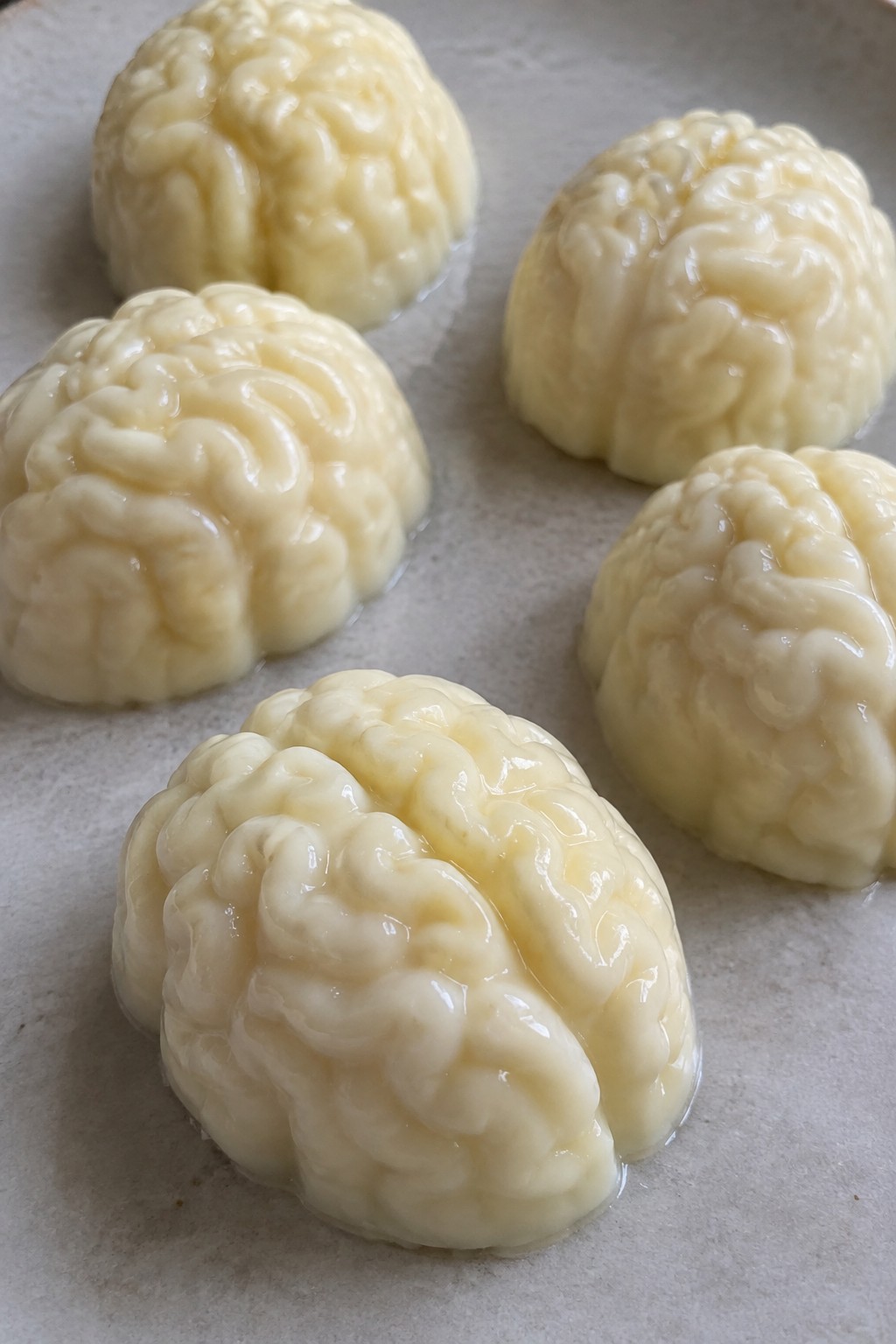 Pineapple Coconut Zombie Brain Jello Shots