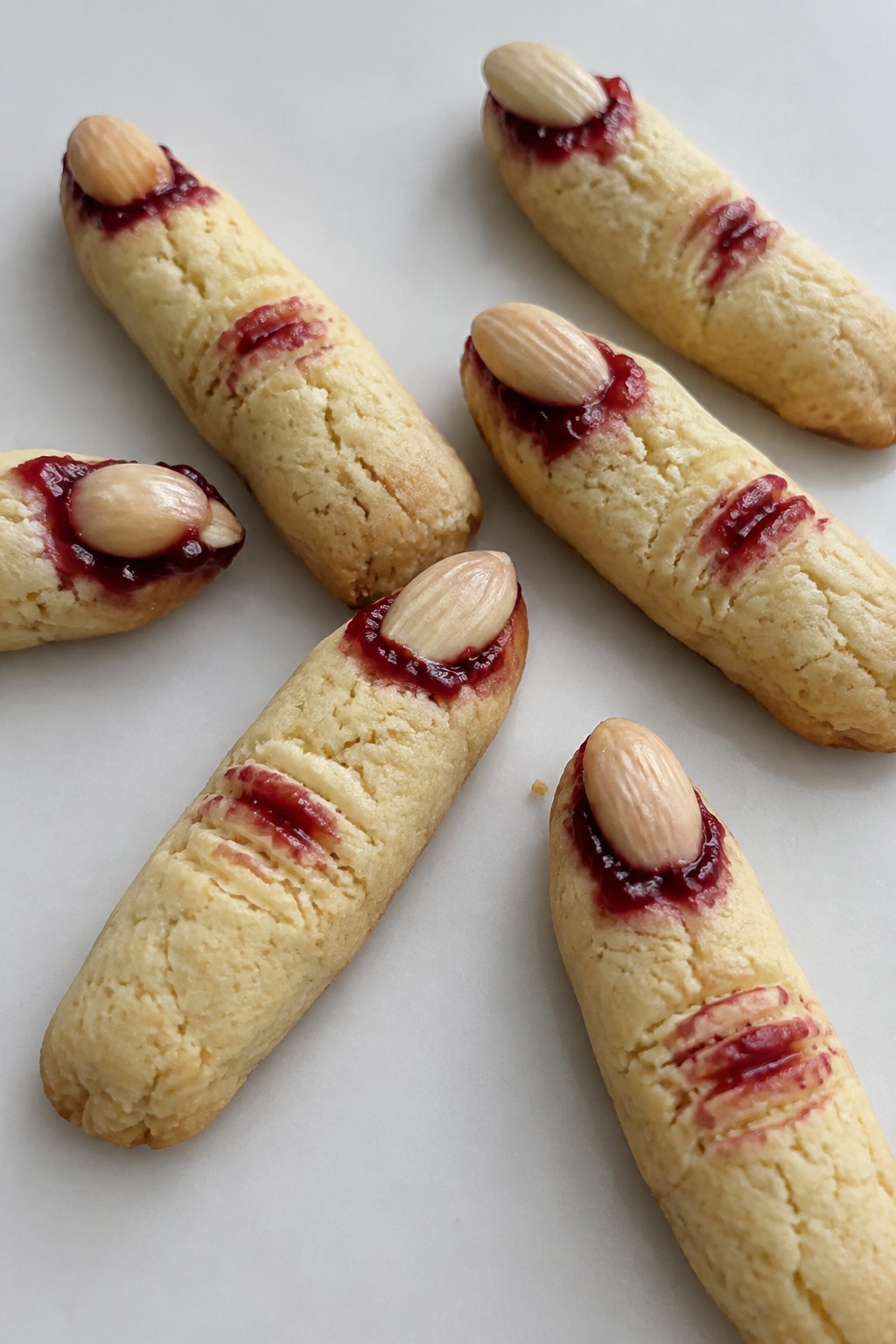 Witch Finger Shortbread Cookies