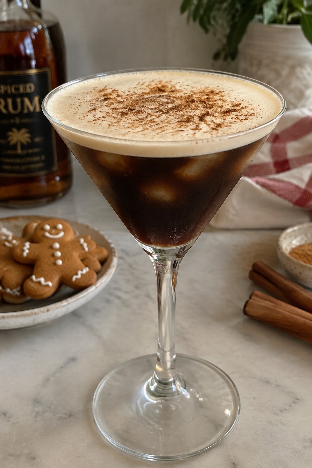 Gingerbread Rum Espresso Martini
