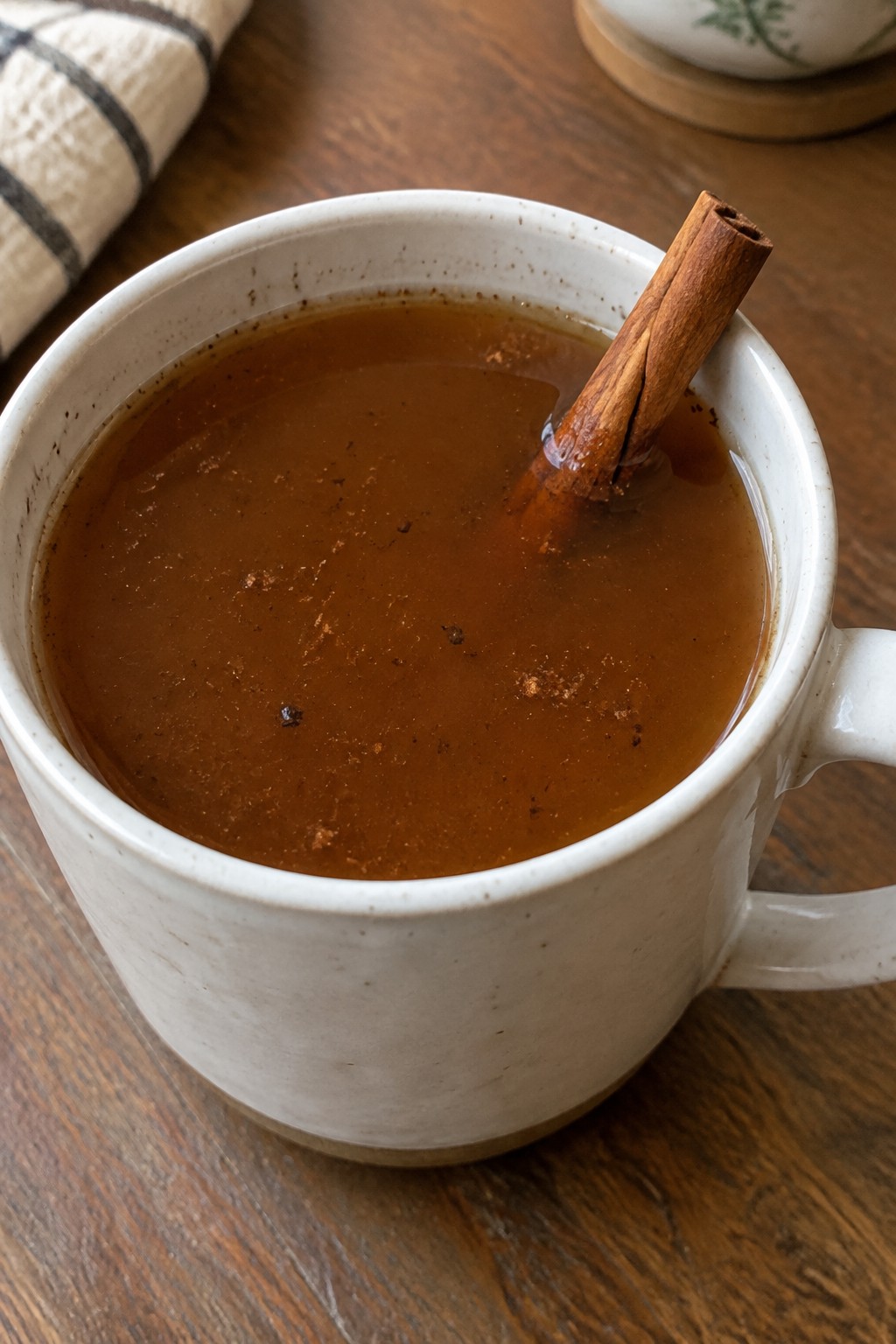 Hot Buttered Rum with Cinnamon and Clove