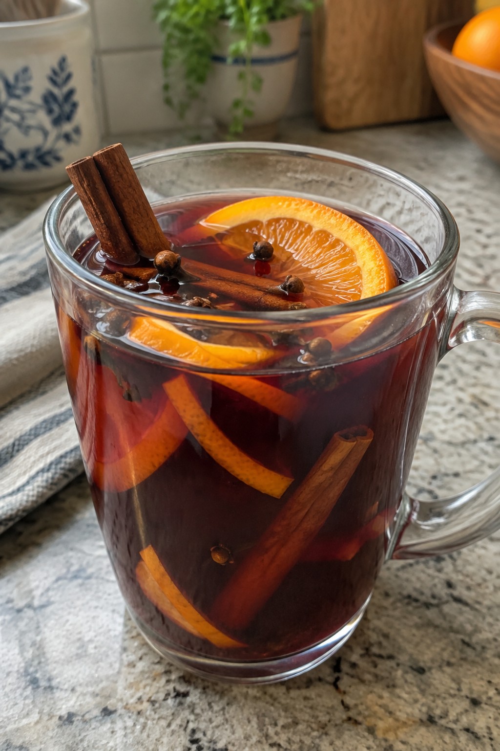 Mulled Wine-Spiced Rum Grog