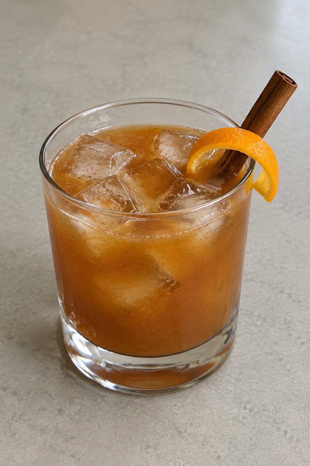 Spiced Pumpkin Rum Old Fashioned