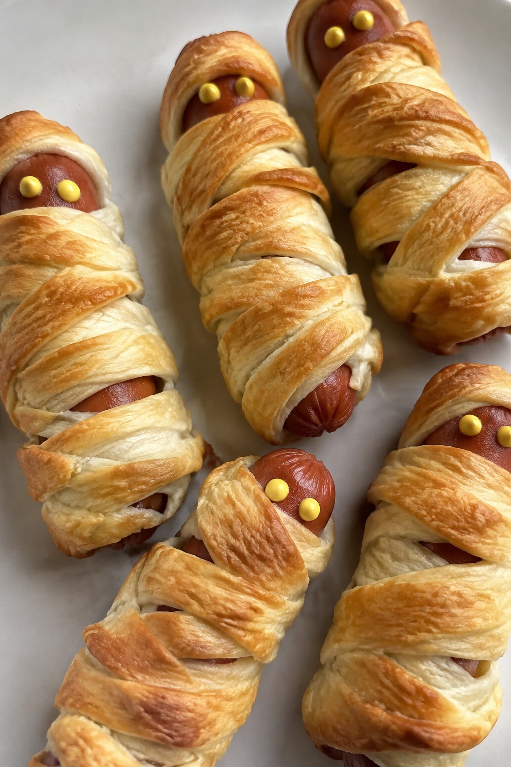 Mummy Hot Dog Roll-Ups