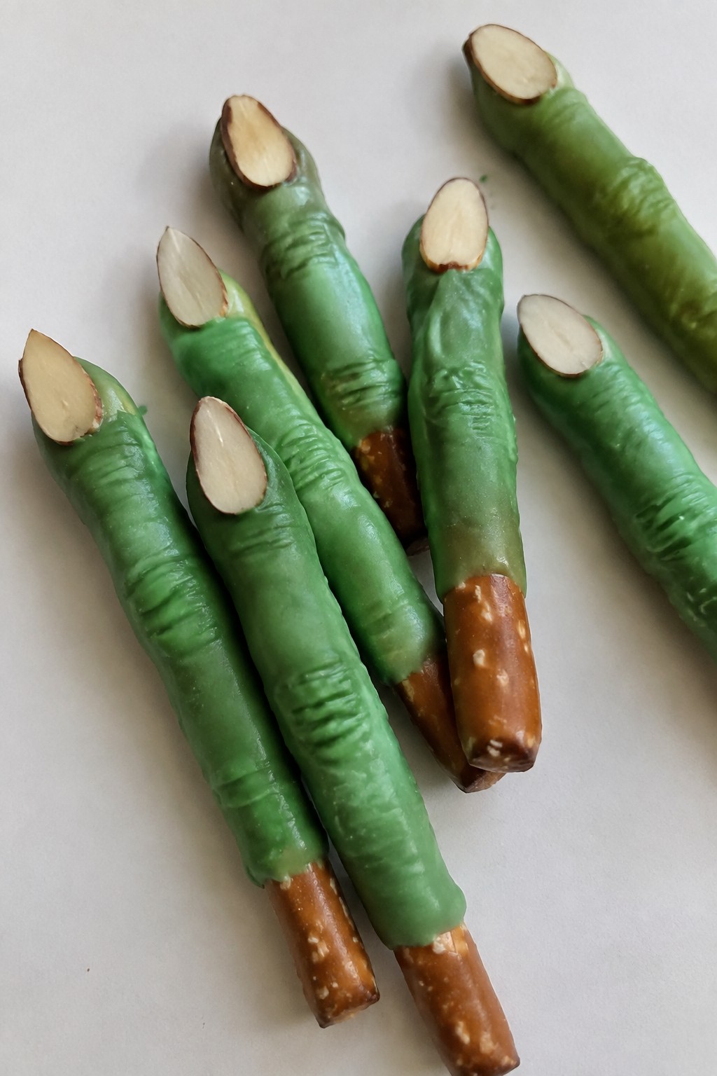 Witch Finger Pretzel Rods