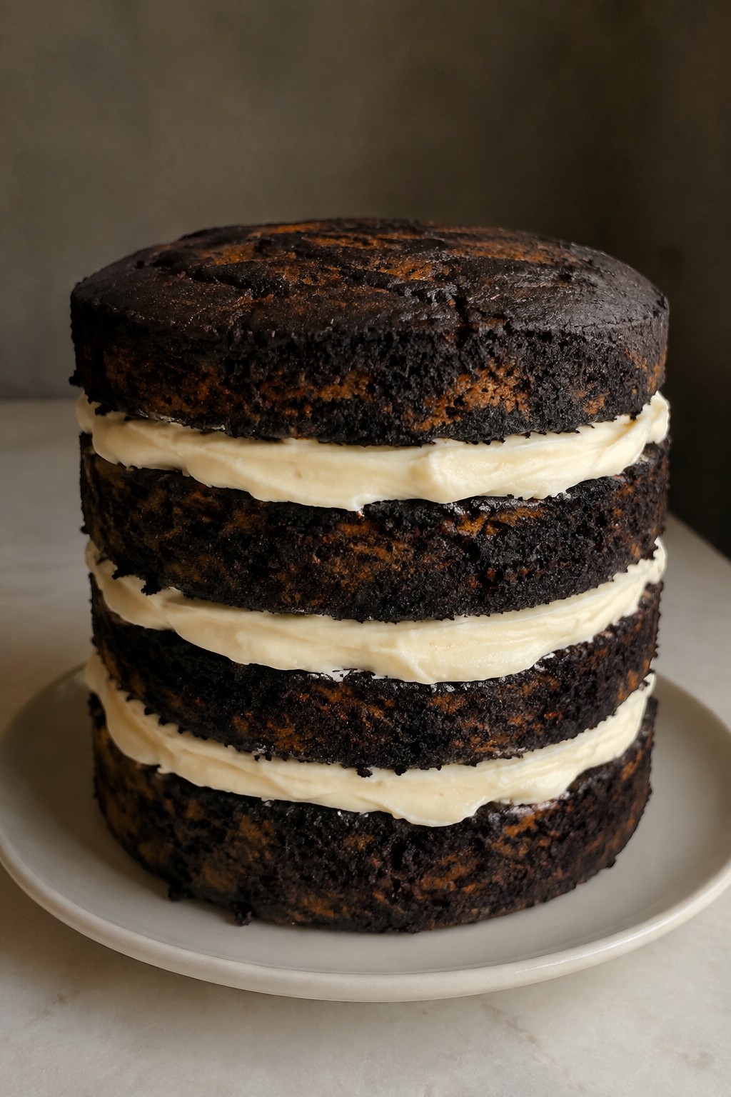 Haunted Mansion Pumpkin Spice Layer Cake